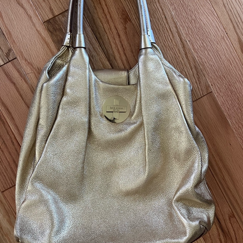 Kate Spade Metallic Gold Shoulder Bag